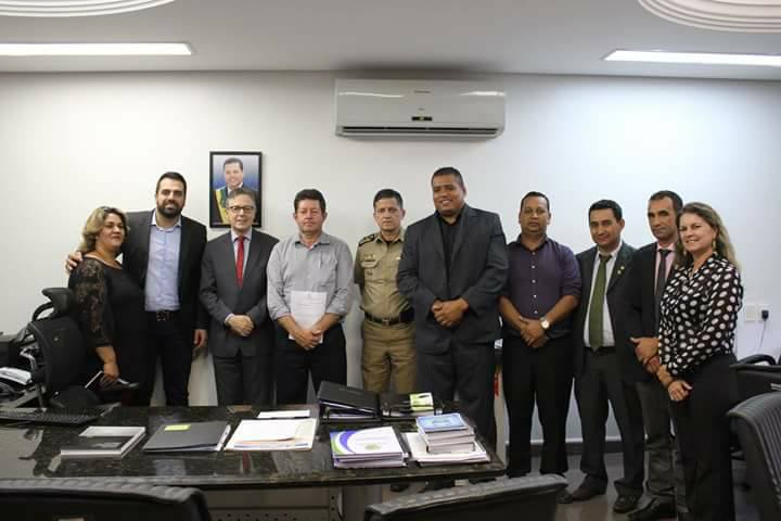Vereadores cobram melhorias para o município na Secretaria de Segurança Pública, SANEAGO e CELG