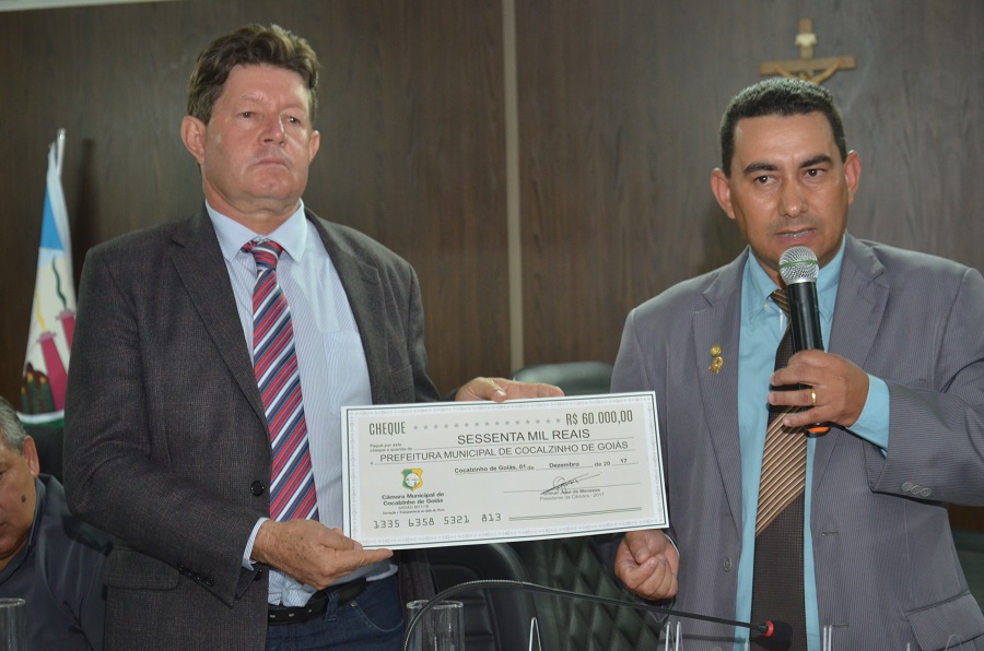 Gestão com parceria! Presidente anuncia a destinação de R$ 60 mil ao Poder Executivo