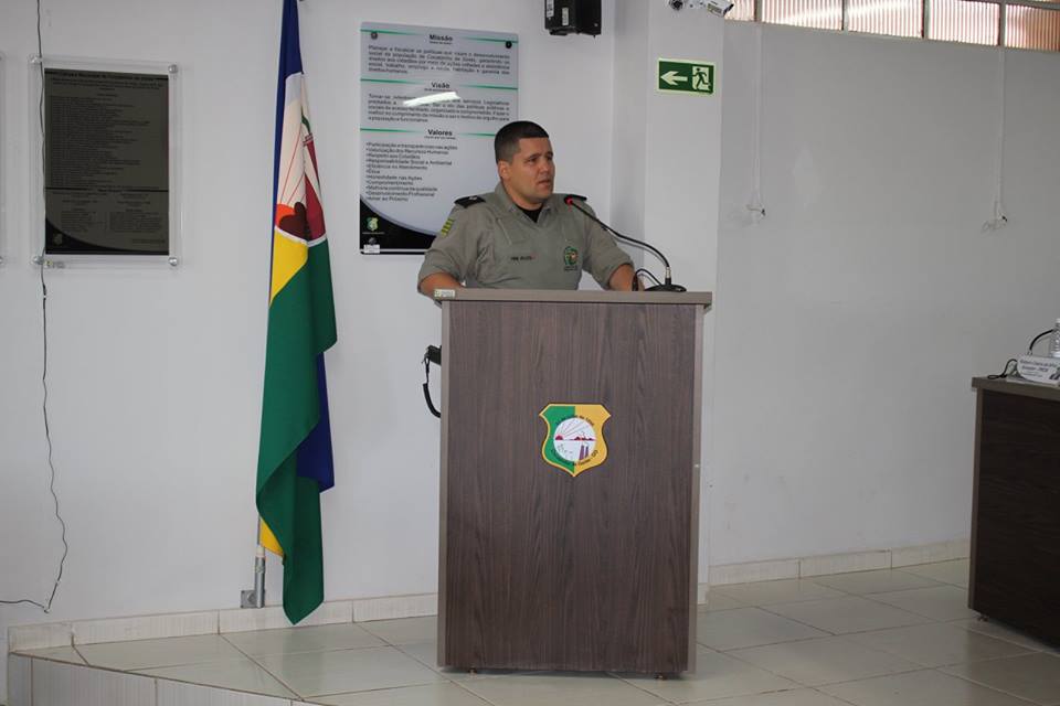 Tenente Alles explica suas preocupações no crescimento do índice de roubos frequentes no âmbito do município