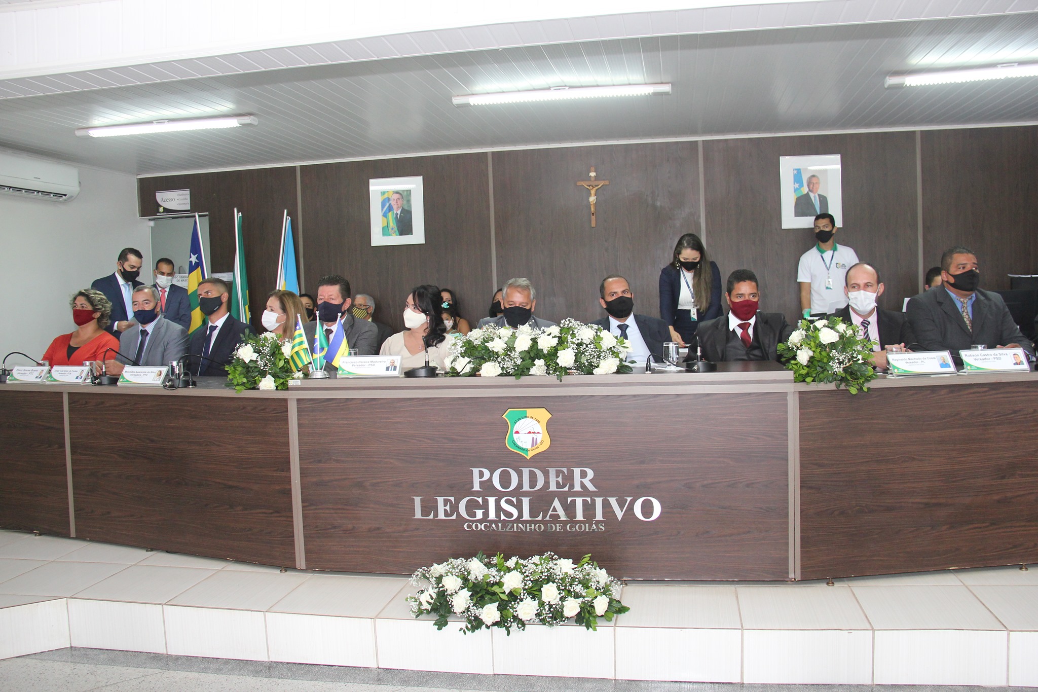 Os 11 vereadores eleitos tomaram posse no dia primeiro de janeiro conforme determina a Legislação